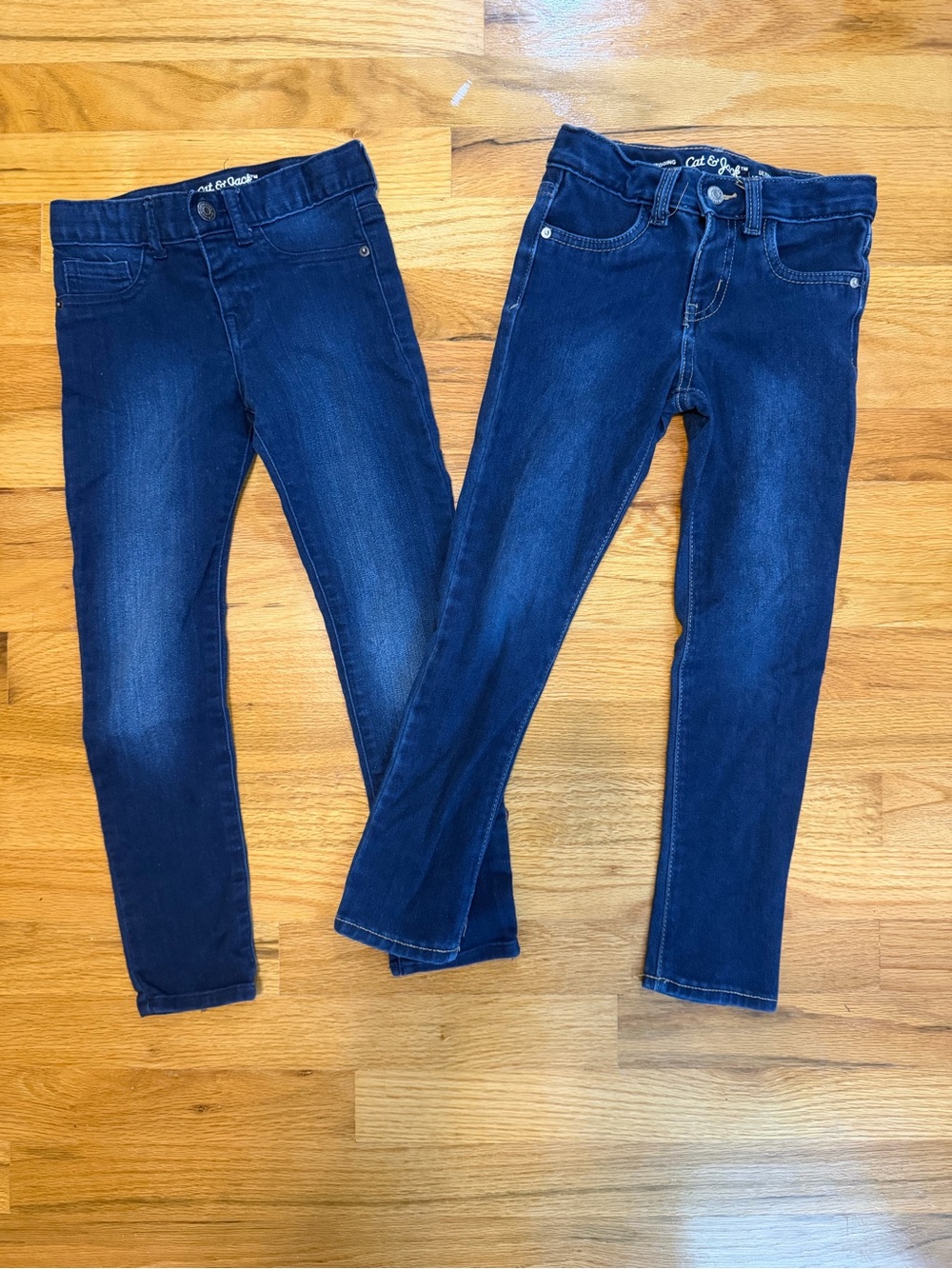 Cat & Jack Dark Blue Stretch Denim Jeggings Pair - Kids Bottoms